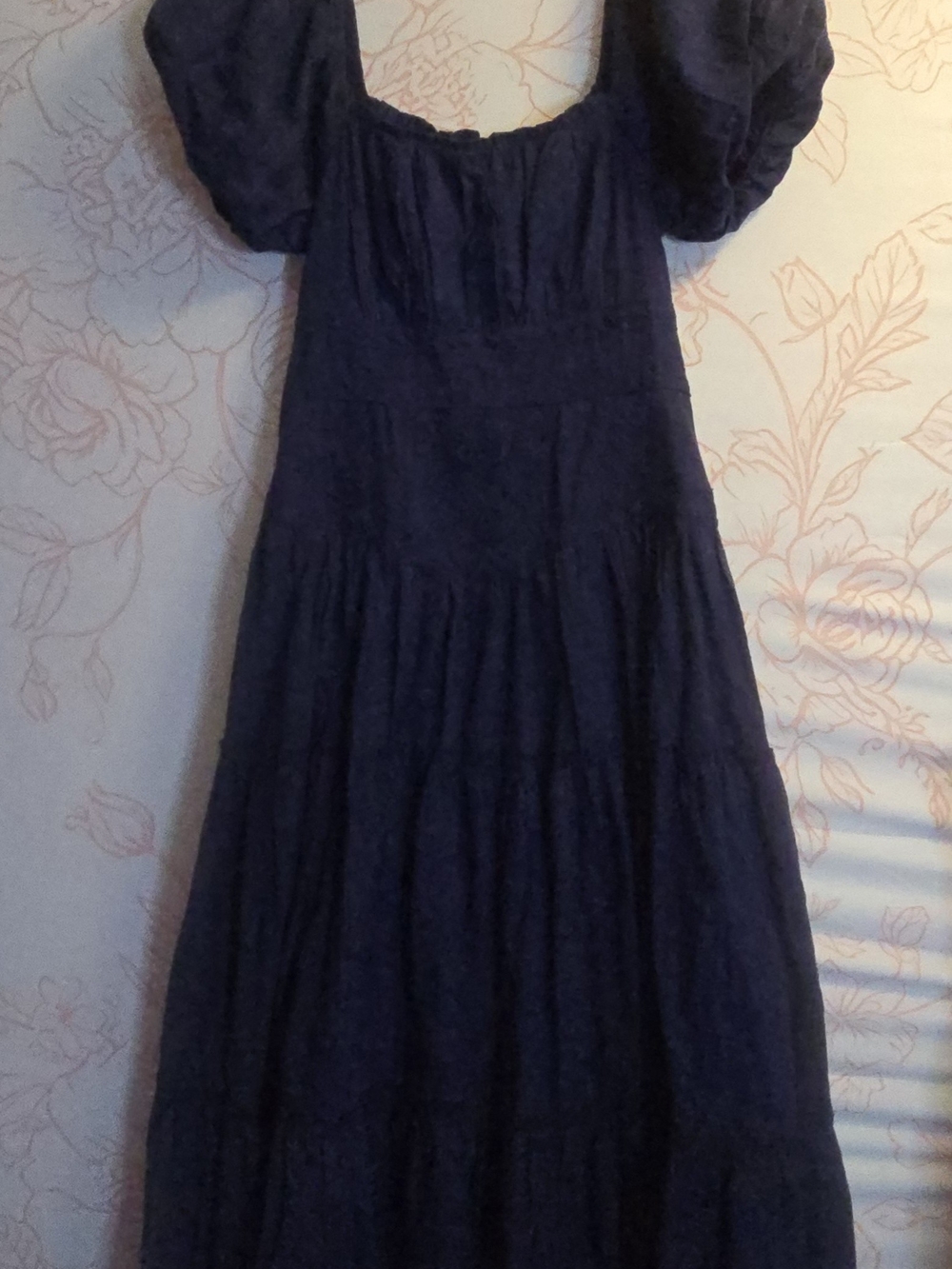 Altar'd State Navy Tiered Maxi Dress - Picture 3 of 8